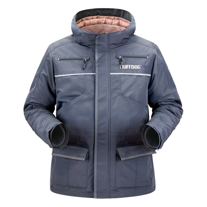 winter jacket granite with blush