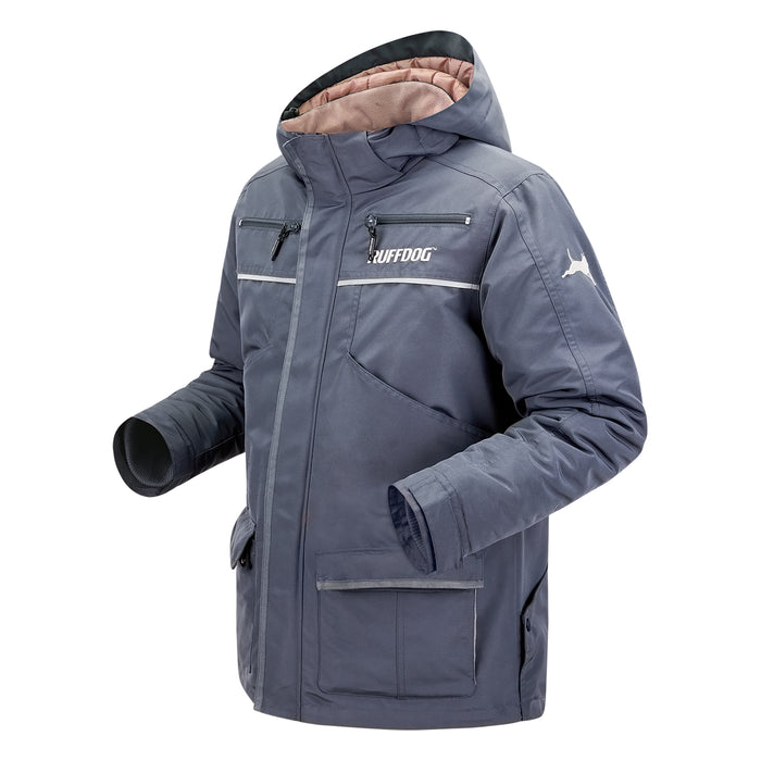 Ruffdog Trainer or Walker jacket for ladies in shades of Granite and Blush