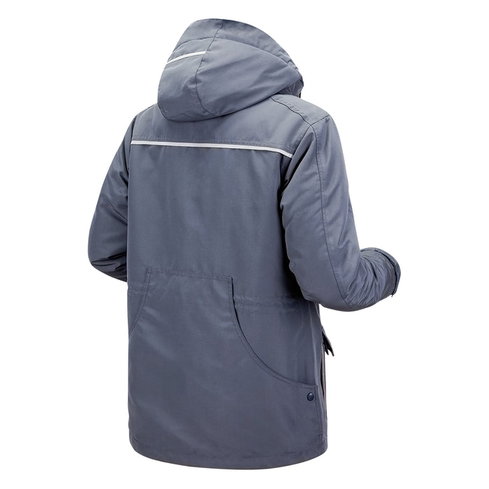 Ruffdog Winter Jacket for Dog Trainers and Dog Walkers - GRANITE with Shades of Blush SAVE 50%