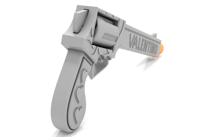 Val's Moth Demon Moneyshot Gun - Money Shot Rifle DIY Cosplay Prop Kit - Owner and Boss - Pimp Props - Overlords of Hell