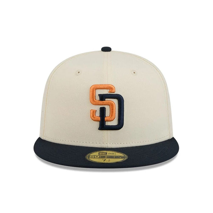 Pictured is this MLB City Connect San Diego Padres 59FIFTY Fitted cap in Cream. 3
