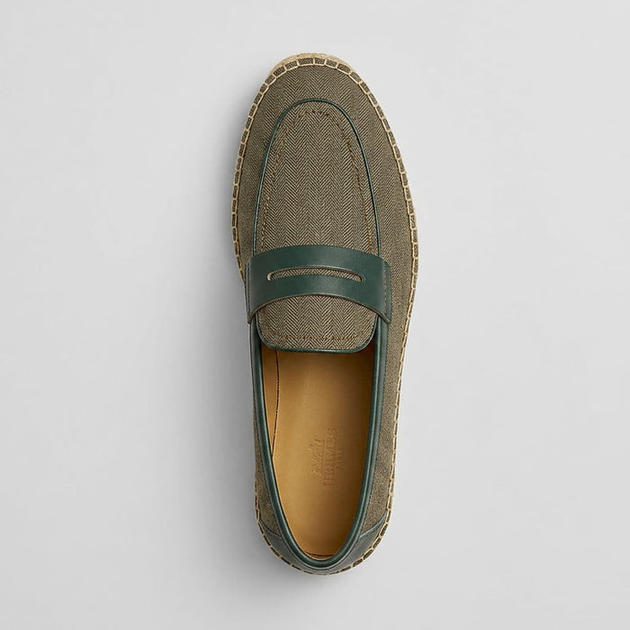 Sanary-Herringbone-Espadrille-forest-green