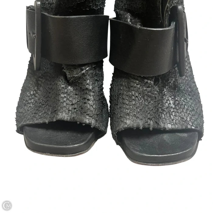 Sandals Heels Block By Ixos In Black, Size: 10.5