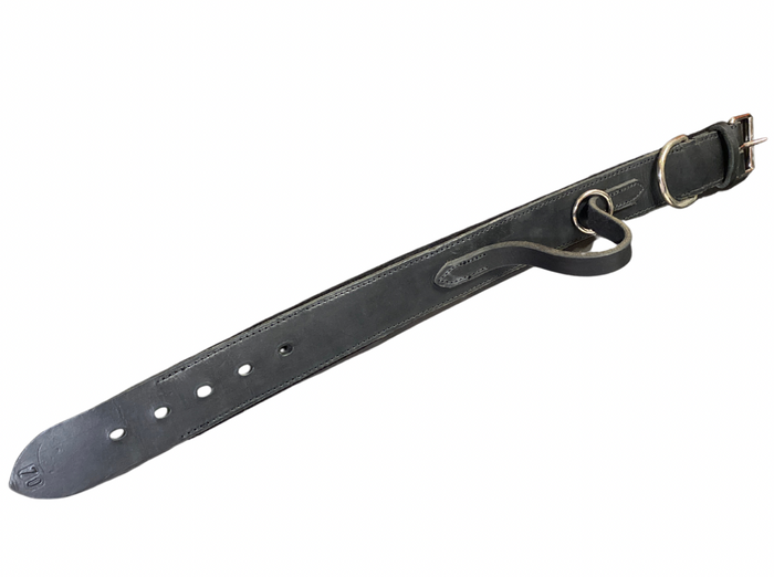 Schweikert Leather Agitation Collar with handle