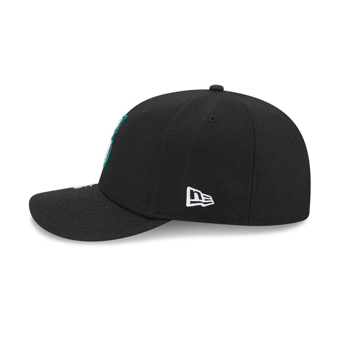 Pictured is this MLB Vissurf Seattle Mariners 9FIFTY Snapback cap in black. 6