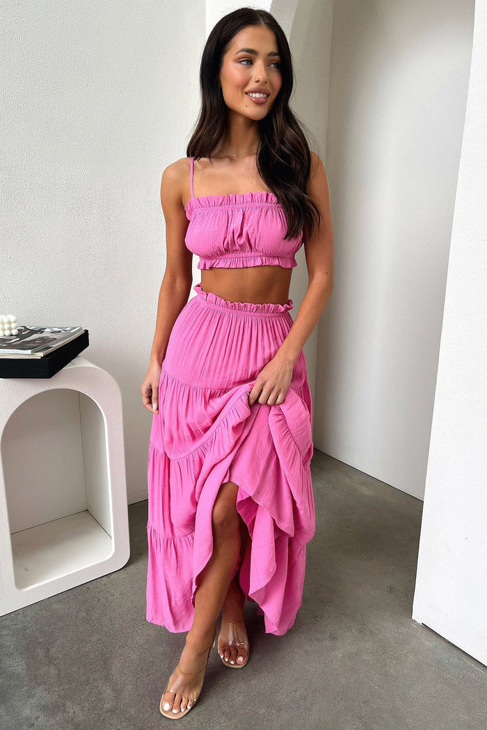 Selina Crop - Pink