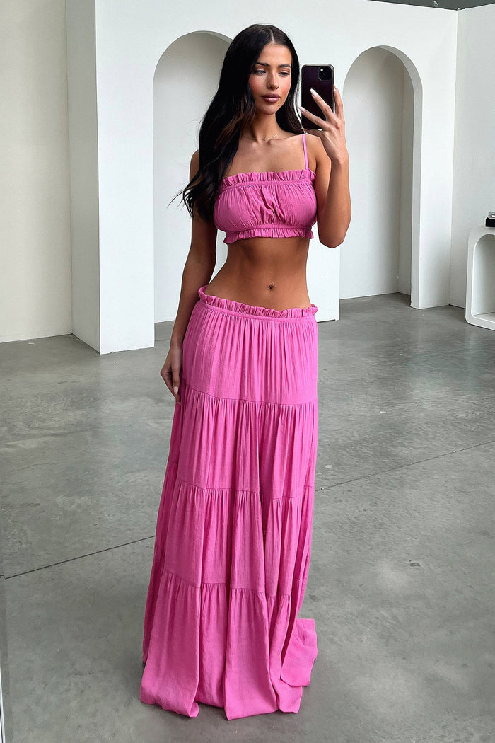 Selina Crop - Pink