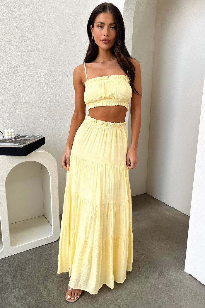 Selina Crop - Yellow