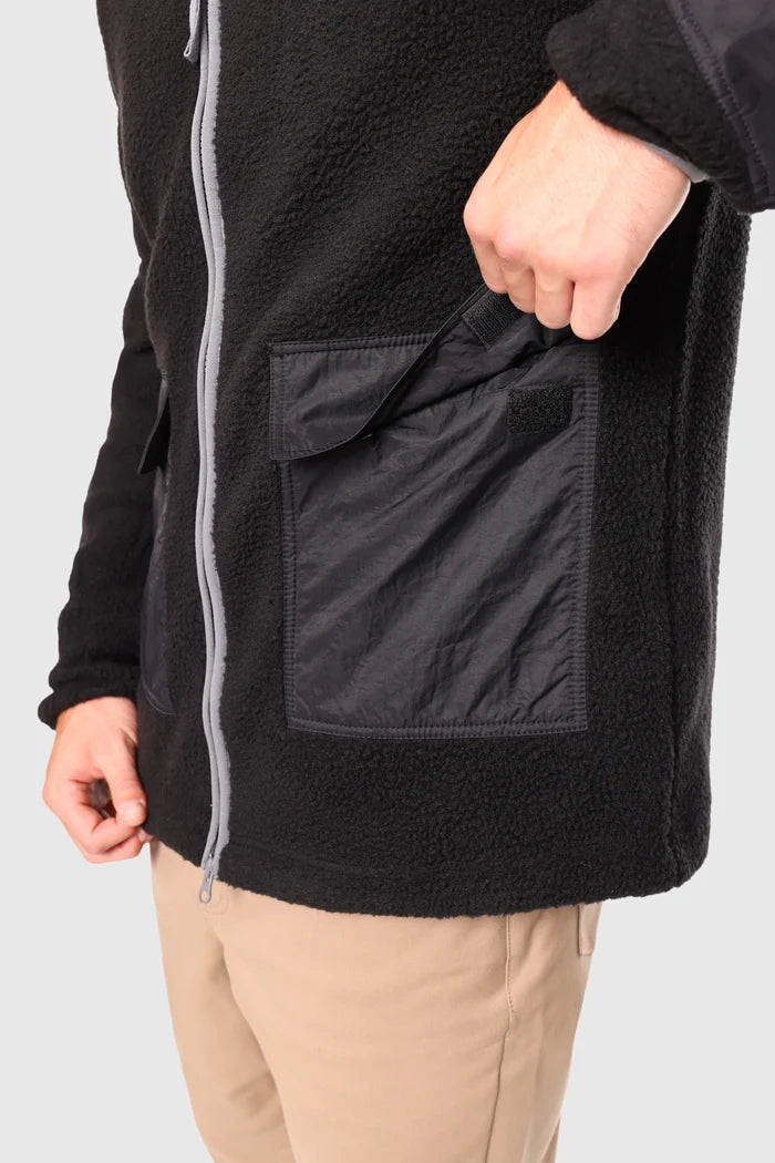 Sherpa Full Zip Outerwear - Alternate 1