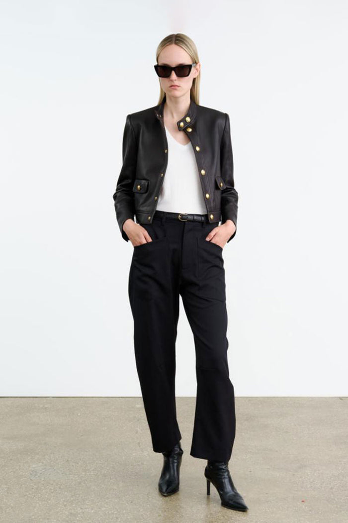 Shon Wool Pant - Black