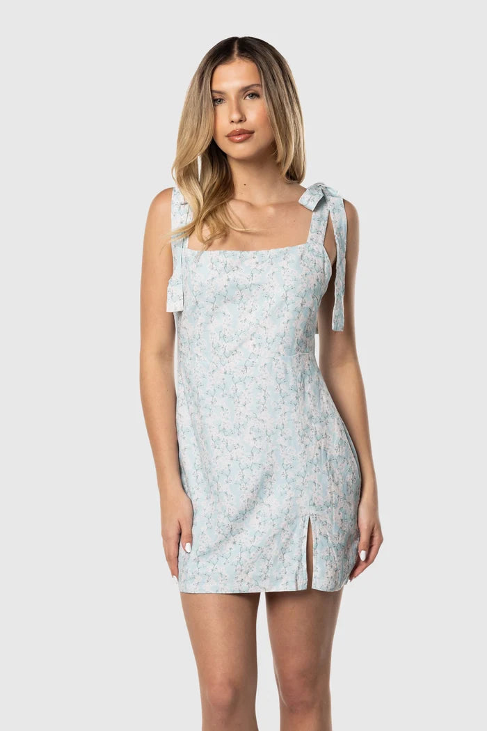 Shoulder Tie Dress Dresses - Front