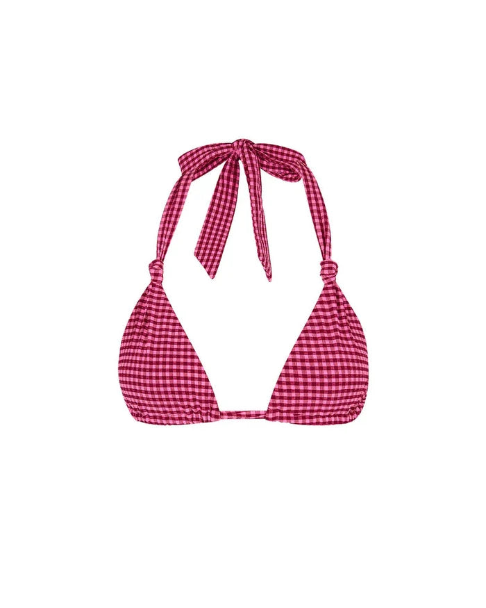 Soft Knot Halter Bikini Top | Cherry Kiss