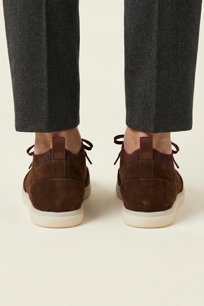 Solano Suede Slip-On Dark Brown