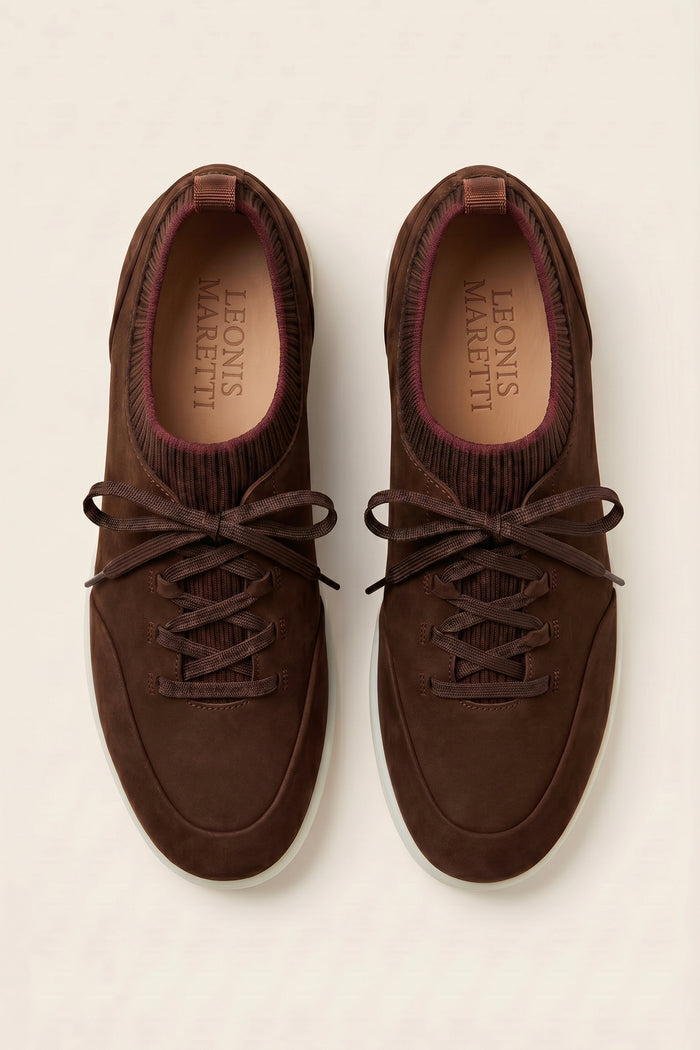 Solano Suede Slip-On Dark Brown