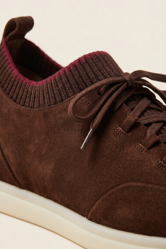 Solano Suede Slip-On Dark Brown