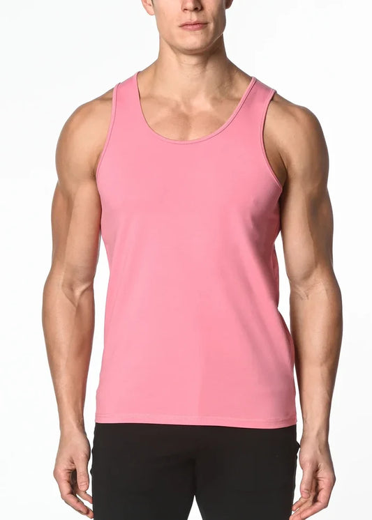 SOLID STRETCH JERSEY TANK