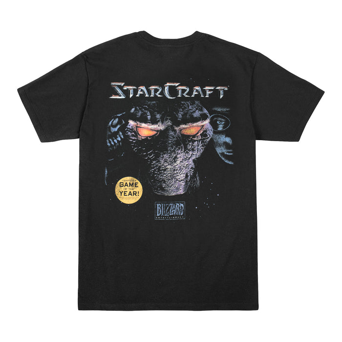 StarCraft Box Art Black T-Shirt - Back View