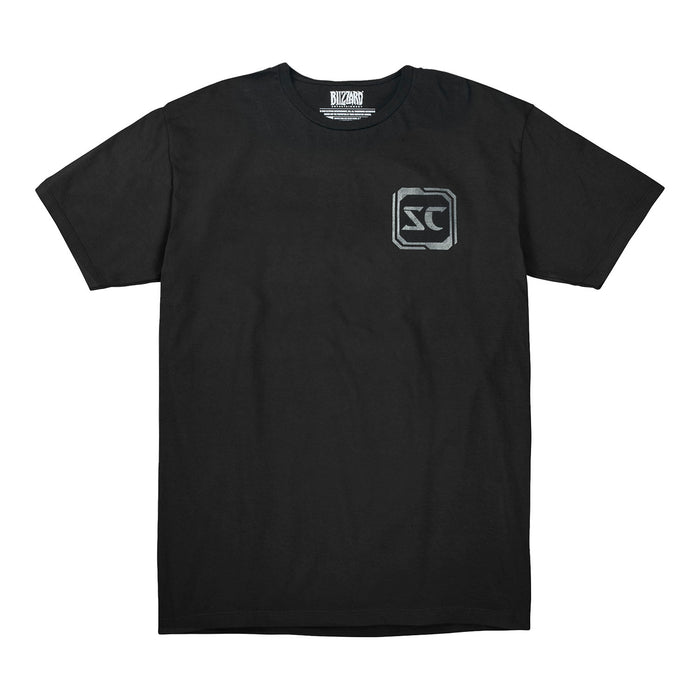 StarCraft Box Art Black T-Shirt - Front View