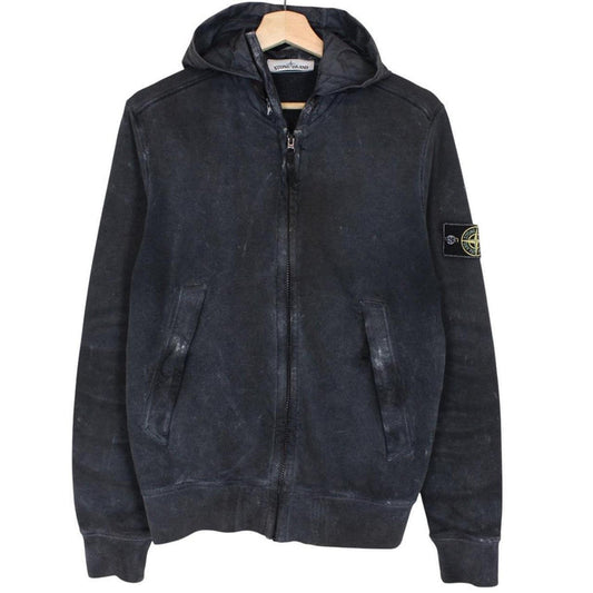 Stone Island AW 2017 Navy Blue Frost Hoodie Jumper