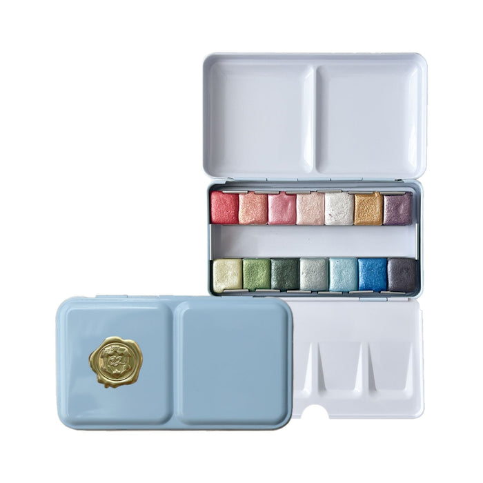 Sui Gouache Handcrafted 14 Watercolors Paint Set