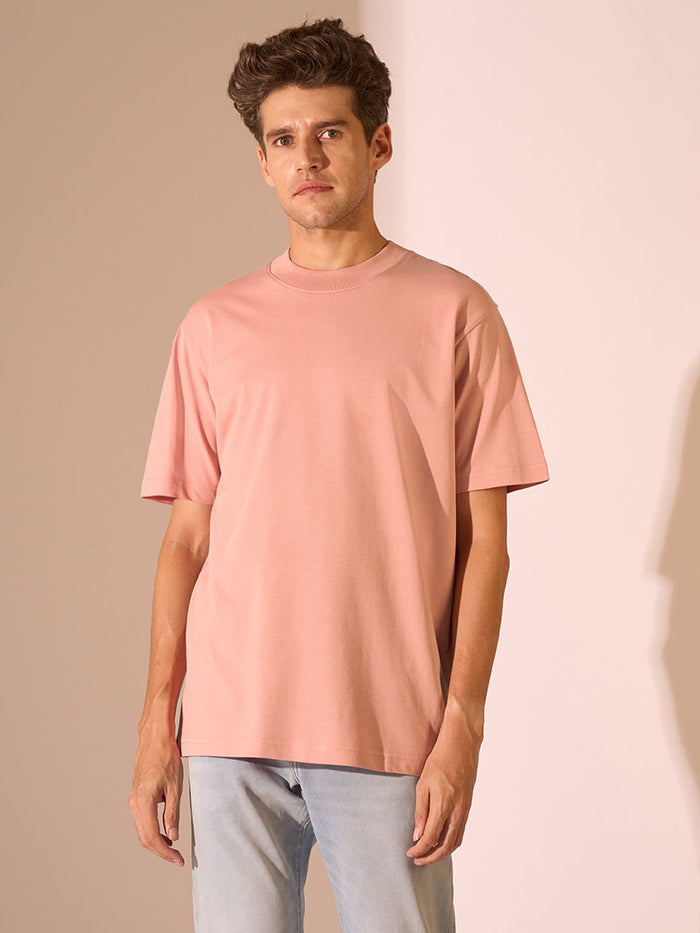 Tan Organic Cotton T-shirt