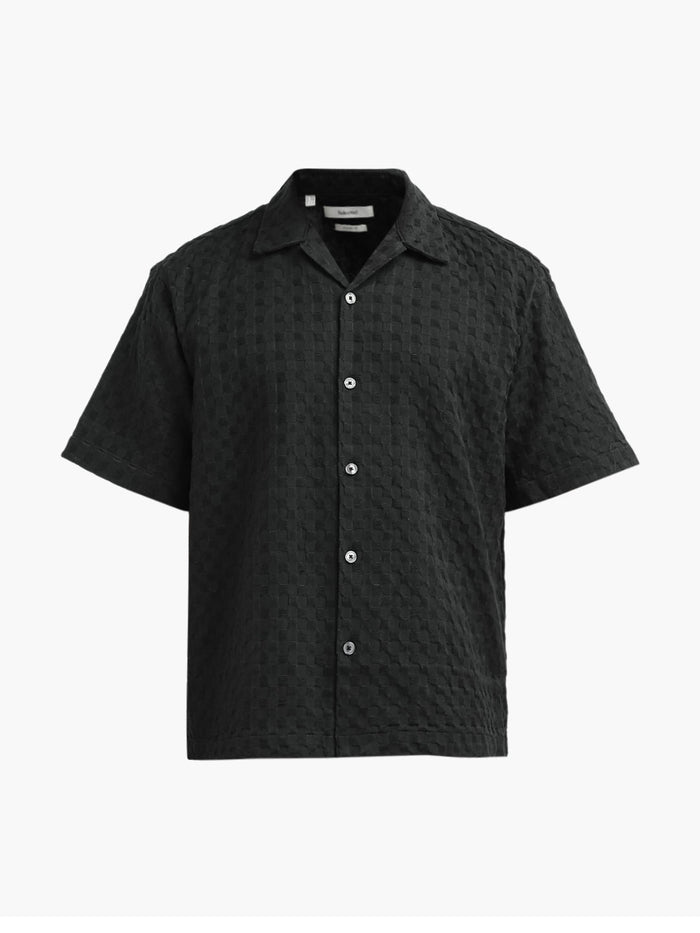 Textured Short Sleeves Shirt