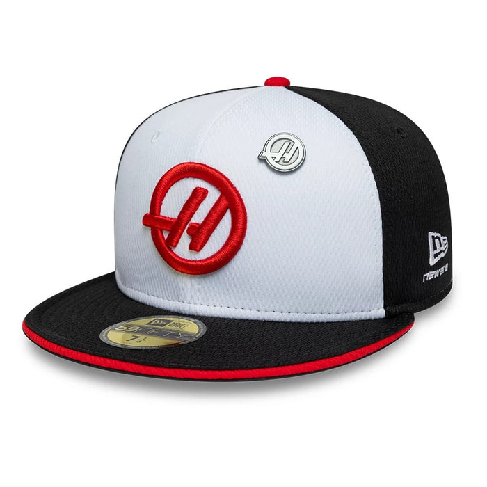 Pictured is this Summer League TGR Haas F1 59FIFTY Fitted cap in black. 1