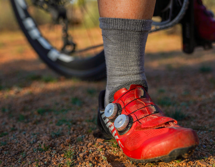 The Black Bibs Socks - Merino Gray