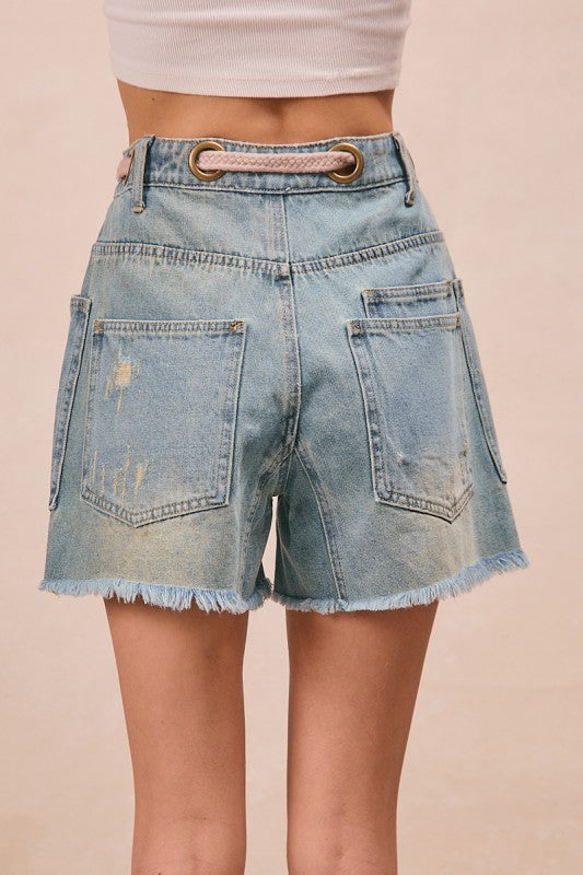 the' braided' shorts