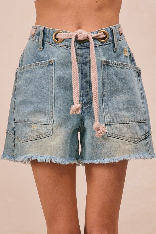 the' braided' shorts