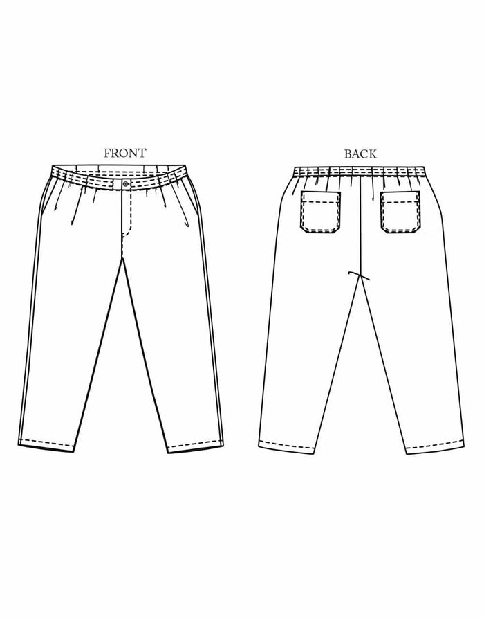Merchant and Mills Trousers & Shorts The Elling Menswear Trousers, Merchant & Mills Sewing Patterns 14962