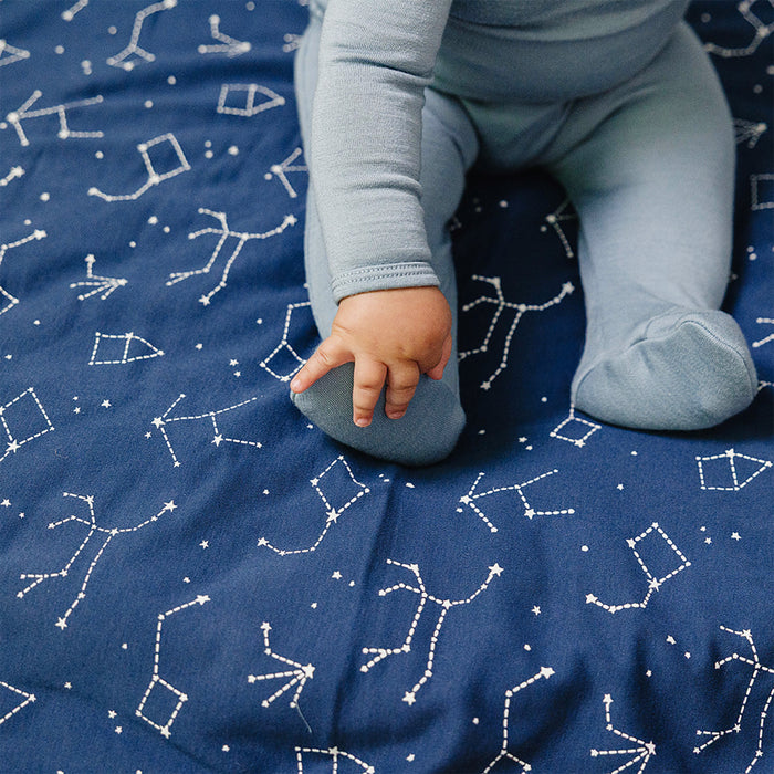Toddler Blanket, 4 Season® Merino Wool & Organic Cotton Blanket, 52.5" x 40", Night Sky™
