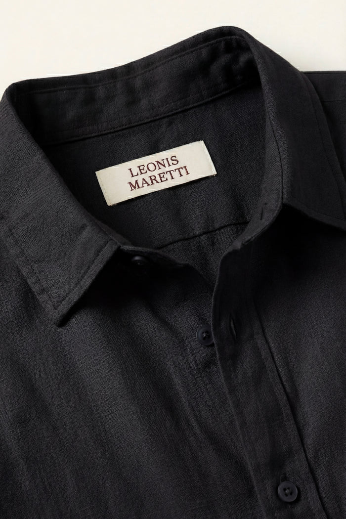 Trento Linen Set Black/Beige