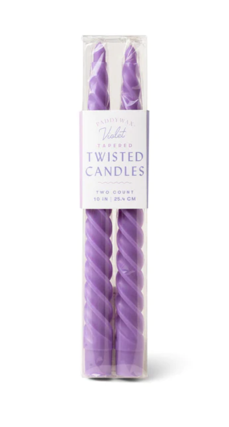 Twisted Tapered Candles