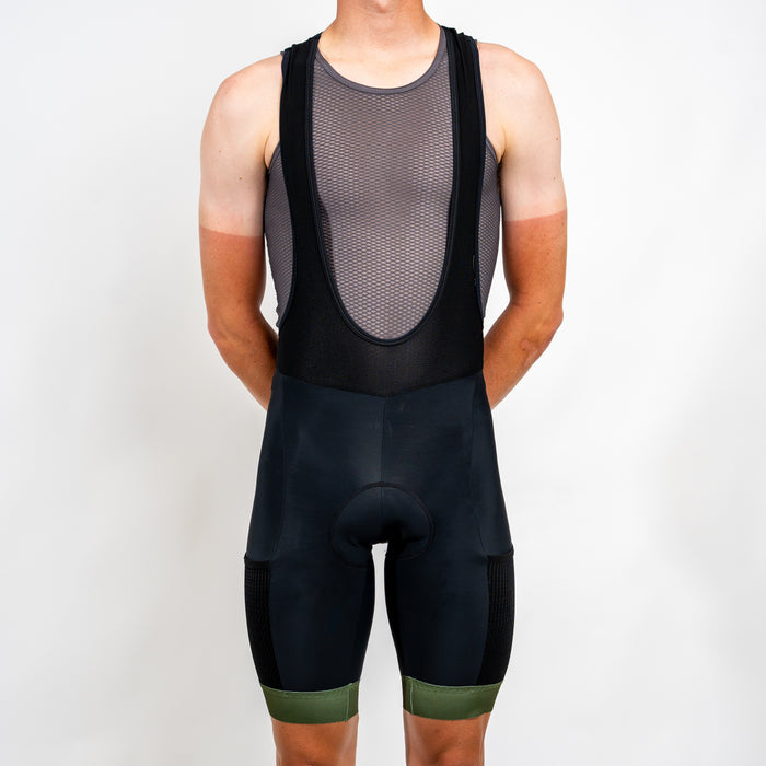 Ultimate Adventure Bib - Olive Band