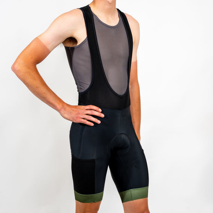 Ultimate Adventure Bib - Olive Band