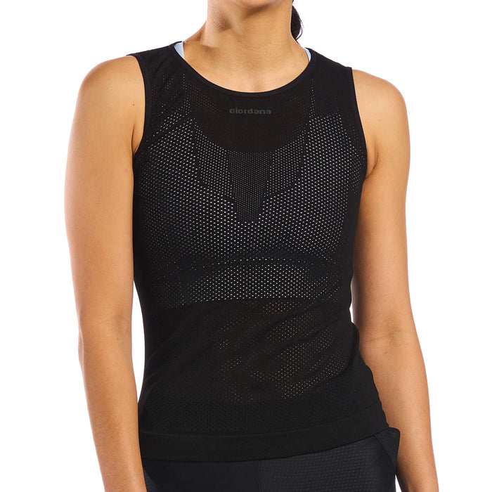 Ultralight Knitted Sleeveless Base Layer by Giordana Cycling, , Made in Italy