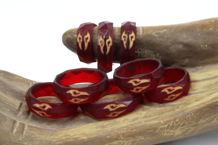 Viper FFXIV Ring Glow in the Dark Soul Crystal/VPR Job Stone Final Fantasy XIV FF14 | RNG1
