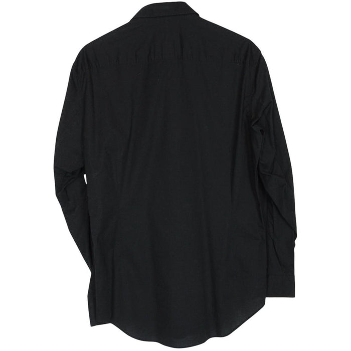 Vivienne Westwood Black Long Sleeve Orb Cotton Shirt
