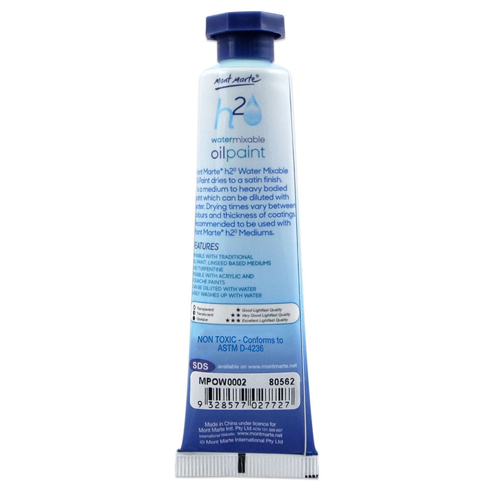 Water Mixable Oil Paint 37ml - Zinc White