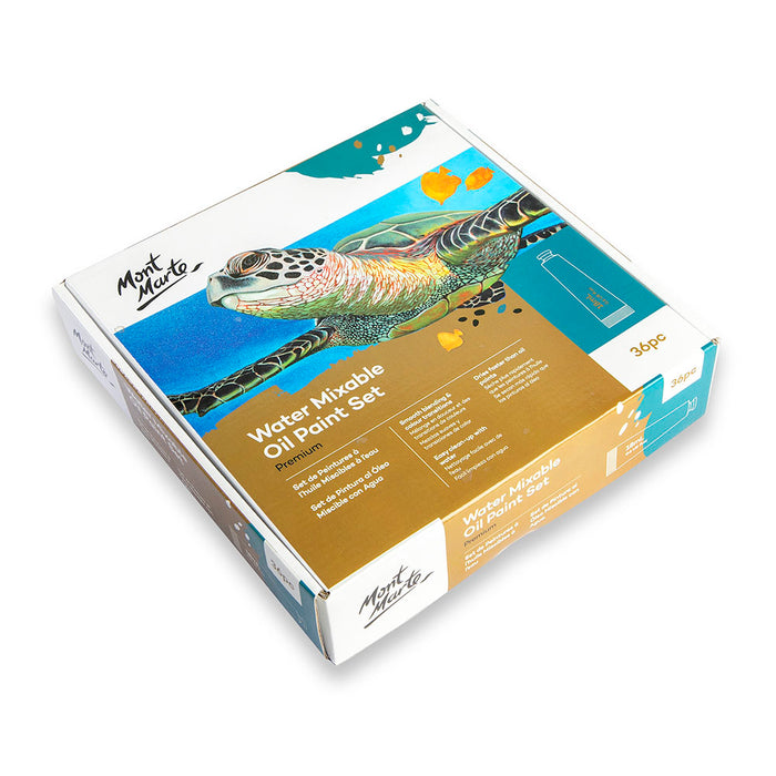 Water Mixable Oil Paint Set Premium 36pc x 18ml