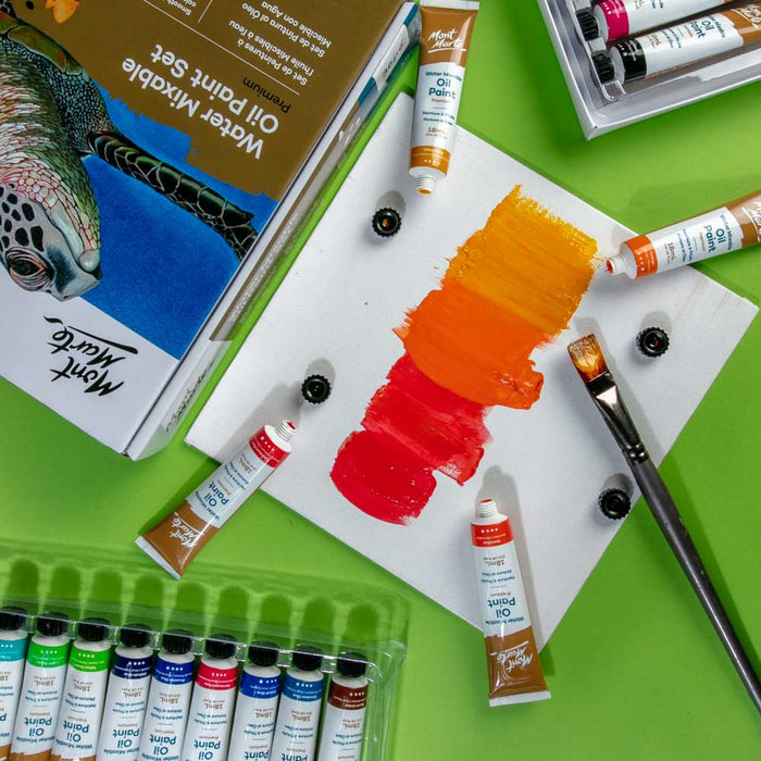 Water Mixable Oil Paint Set Premium 36pc x 18ml