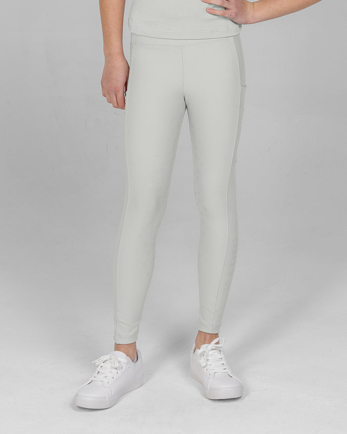 Wave Kids Leggings  - Shell Grey