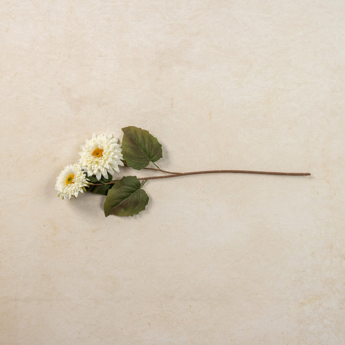 White Mum Spray 26"