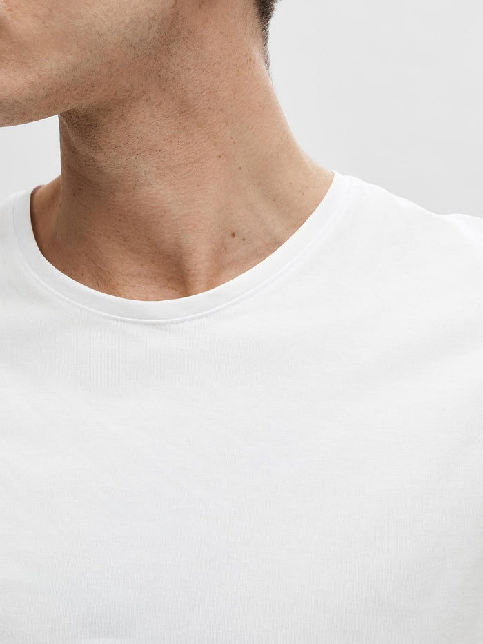 White Pima Organic Cotton T-shirt