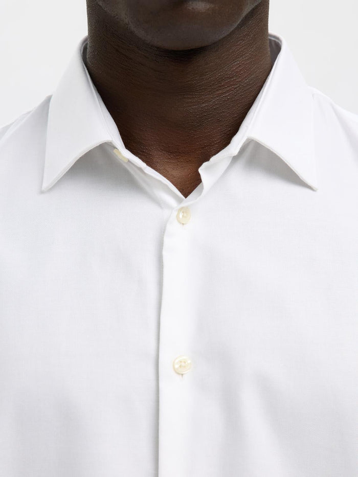 White Slim Fit Formal Shirt