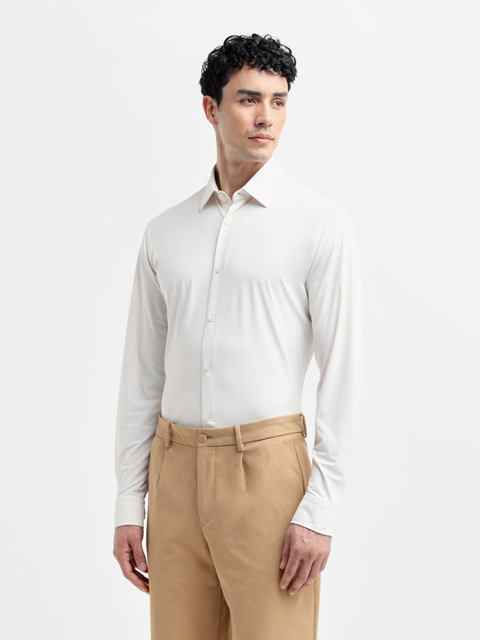 White Slim Fit Shirt