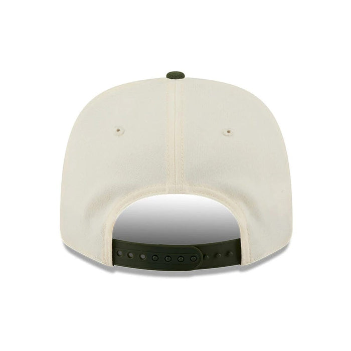 Pictured is this MLB Rifle Green Chicago White Sox 9SEVENTY Stretch Snap cap in white. 7