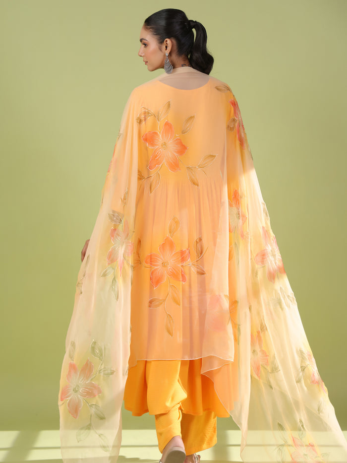 Women's Kurta Set With Printed Dupatta