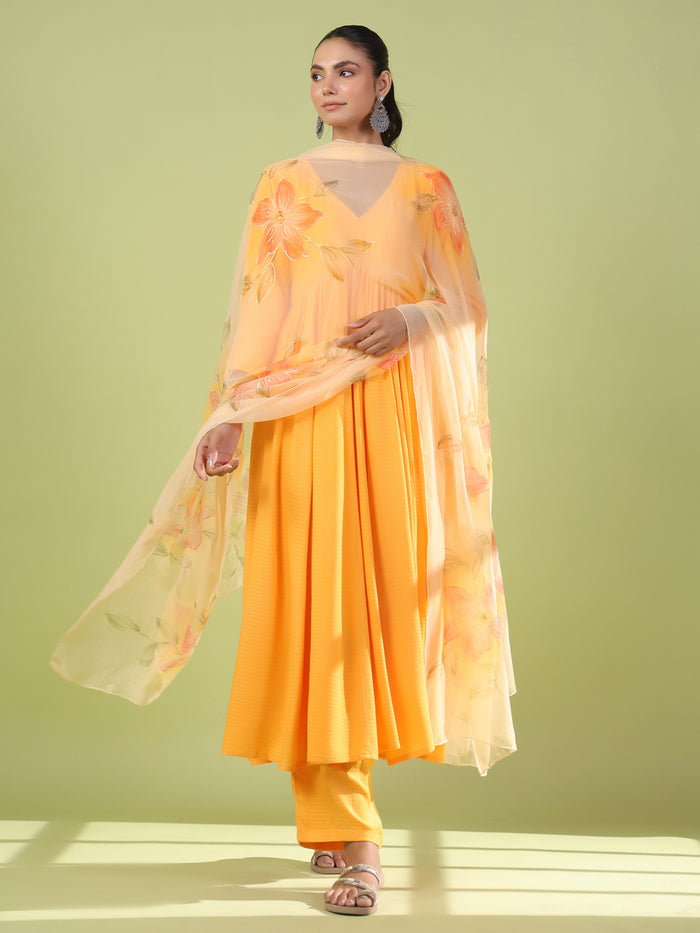 Women's Kurta Set With Printed Dupatta